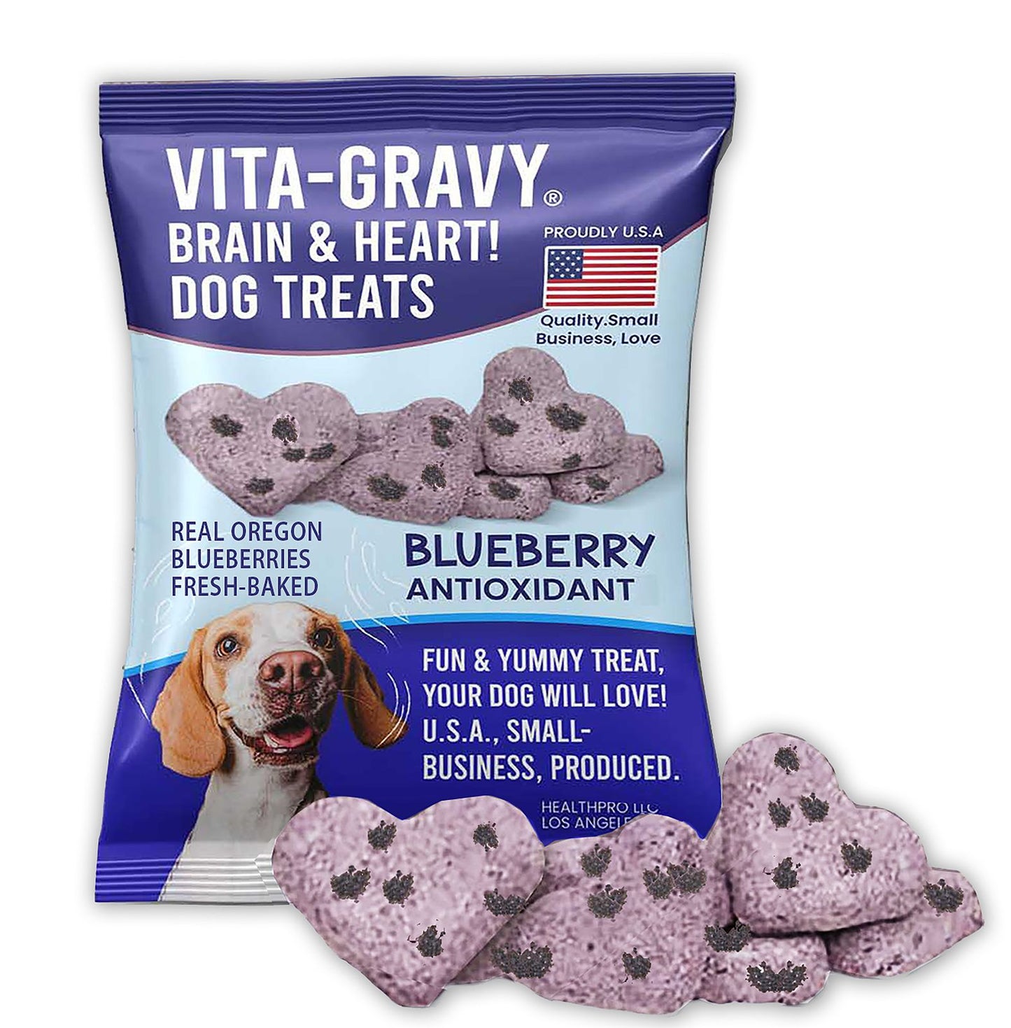 VitaGravy®️ Blueberry Antioxidant Dog Treats